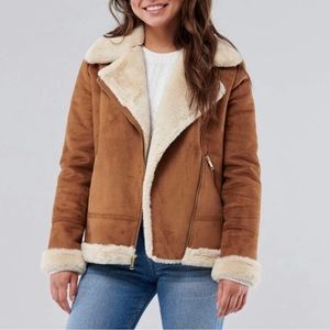 Hollister Faux Fur Jacket